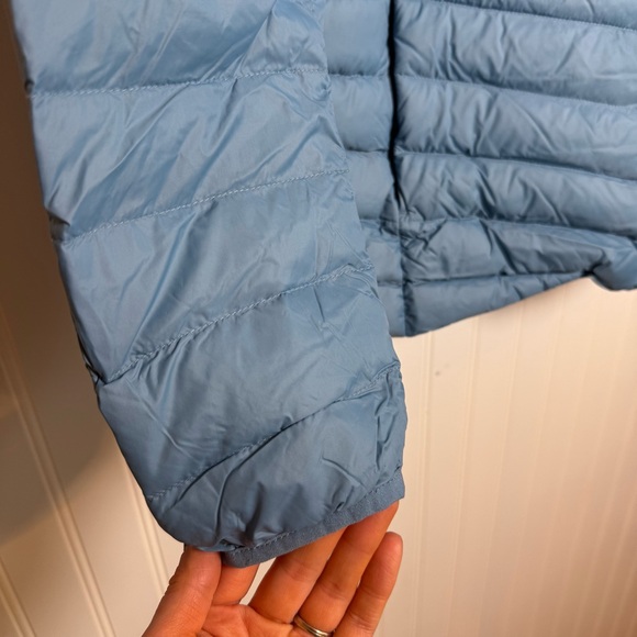 Lands’ End Womens Wanderweight Ultralight Packable Chevron Quilted Down Jacket M - Picture 4 of 13